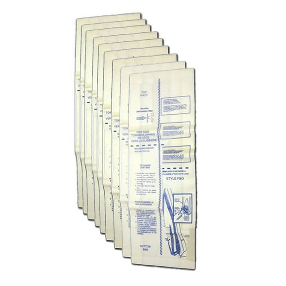 Replacement Part For Eureka Sanitaire Style F and G, 2PLY Upright Vacuum Cleaner Paper Bags 9PK // 216-9SW