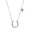 15+2 chain, variant on Horseshoe Necklace for Women 925 Sterling Silver Lucky Horse equestrian Horse shoe stirrup Jewelry Gifts “15+2'' (silver)