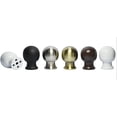 thumbnail image 2 of Urbanest Bola Lamp Finial – 1-13/16 Inch Tall, Antique Brass – Decorative Lamp Shade Finial for Table & Floor Lamps- 1 Piece, 2 of 2