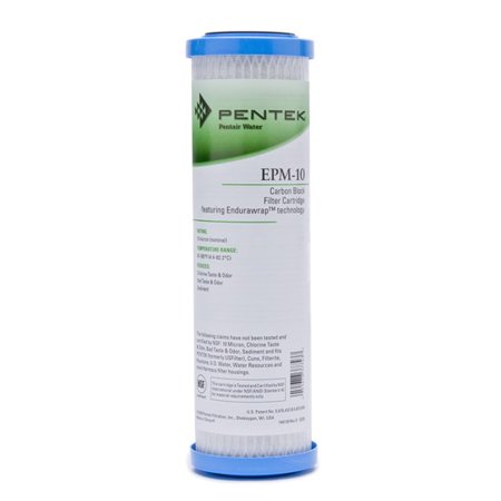 Package Of 5 Pentek EPM-10 Carbon Block Water Filters 9-3/4" x 2-7/8"