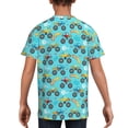 thumbnail image 5 of Wukai Cartoon Monster Truck Youth Unisex Short Sleeve T-Shirt for Boys, Girls, Teens, and Kids-Medium, 5 of 7