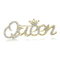 thumbnail image 6 of Tnobhg Fashion Rhinestone Queen Letter Brooch Pins for Women Luxury Crown Corsage Party Wedding Gifts Clothing Accessories, 6 of 7