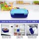 thumbnail image 4 of Fiambrera Bento ZHAOCHENG 4 Compartimentos Con Cubiertos Color Azul, 4 of 5
