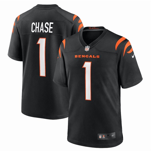 Youth Ja'Marr Chase Cincinnati Bengals NFL Player Game Team Jersey