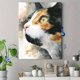 thumbnail image 4 of Qisvanset Riverside Stone Bridge Village Canvas Print 12x16 Inch Farmhouse Decor, 4 of 8
