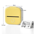 thumbnail image 4 of Grofry Mini Mobile Printer Mini Pocket Printer Fast Wireless Portable Thermal Photo Printer for Stickers Labels Scrapbooks Ink-Free Printing Device, 4 of 7