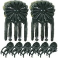 thumbnail image 1 of Miangastore 100pcs Orchid Plastic Clips Practical Plant Support Clips Flower Vine Clips Supporting Clips, 1 of 8