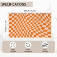 thumbnail image 3 of Retro Chess Board Entrance Door Mat,Orange Checker Decor Welcome Doormat, Non-Slip Carpet Rugs Floor Mat Decorative for Home/Bathroom/Kitchen/Indoor 17"x30", 3 of 6