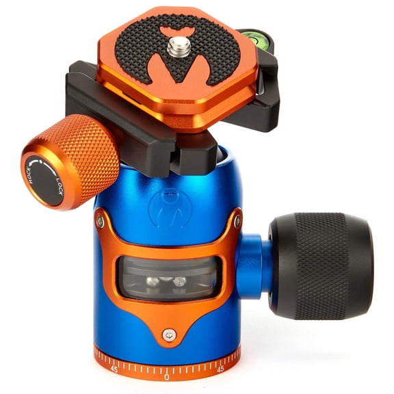 3 Legged Thing AirHed Vu Ballhead with Standard Twist Clamp, Sea Blue