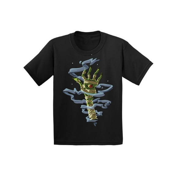 Awkward Styles Halloween T-Shirt for Girls Boys Mummy Hand Toddler Shirt