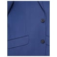 thumbnail image 2 of Raphael Men's Solid French Blue Regular Classic Fit Two Button Formal Suit, 2 of 5