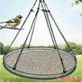 thumbnail image 2 of Universal Wild Bird Seed Catcher Hanging Hoop Platform Bird Seed Catcher Tray for Hummingbird Feeders Bee Feeder Outdoor Garden Accessories, 2 of 5