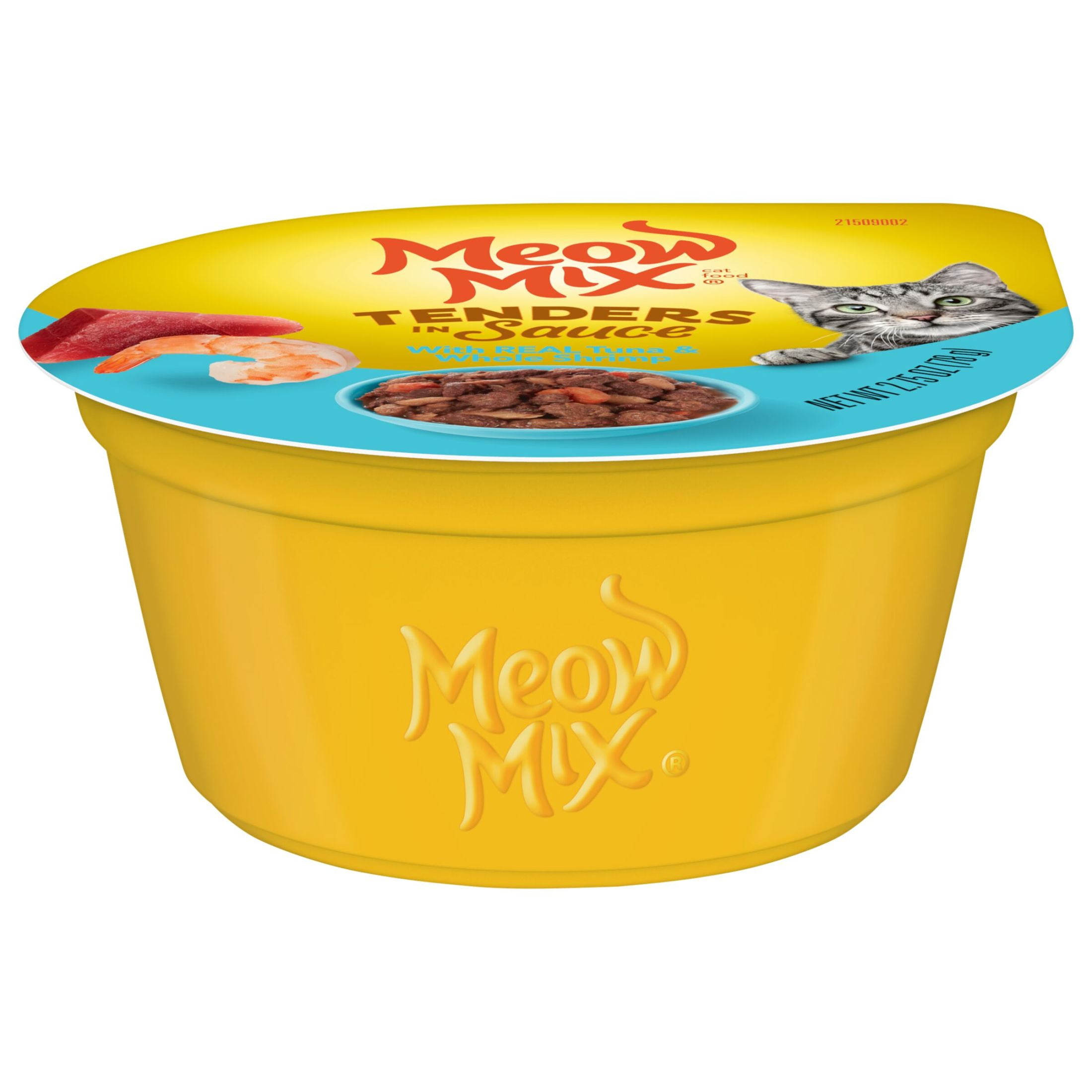 Meow Mix Tender Favorites Real Tuna Whole Shrimp in Sauce Wet