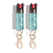 BLINGSTING Essentials Pepper Spray for Self Defense, Mint, 2 Pack, 1 in x 1 in x 3 in