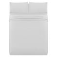 thumbnail image 1 of The Great American Store 600 Thread Count-100% Cotton Waterbed Sheet Set 4PC - 21" Deep Pocket Unattached (Solid, White , Super Single), 1 of 3