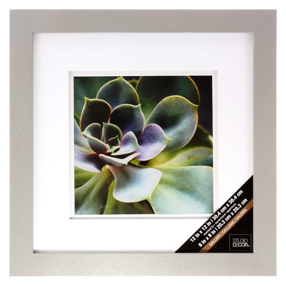 Studio Decor Gray Gallery Wall Frame with Double Mat