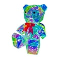 thumbnail image 2 of Daiosportswear Multicolor Glowing Bear Figurine USB Powered Decor, 5.12x4.33x6.3 in, Valentine Christmas Gift, Unique Light Display, Plastic Ornament, Home Decor, 2 of 6