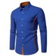thumbnail image 2 of 2025 Camisa informal de manga larga para hombre: material resistente, versátil para el trabajo o las vacaciones, 2 of 4