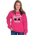 thumbnail image 5 of Resting Beach Face Summertime Vibes Women Crewneck Sweatshirt Brisco Brands S, 5 of 5