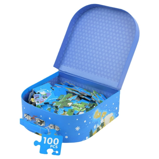 1 Set Mapa del mundo Jigsaw Puzzle Kids Educational Juguete Geografía Reconocimiento Juguete