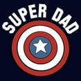 thumbnail image 2 of Men's Marvel Super Dad Shield  Graphic T-Shirt, 2 of 5