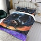 thumbnail image 3 of Escarabajo Azul Conjunto de sábanas temático, trío de piezas, cómodo y amigable con la piel, diseño único, regalo de decoración para el hogar para familiares, amigos y fans,173cm *218cm, 3 of 6