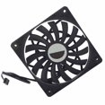 thumbnail image 4 of Ventilador de refrigeración para CPU de computadora F12012, ventilador enfriador para computadora de escritorio ultradelgado (4 pines negro), 4 of 8