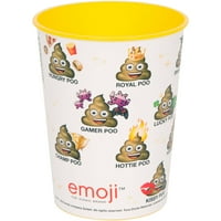 Unique Industries Poop Sayings Emoji Plastic Cup, 16 oz, 1ct by Unique Industries
