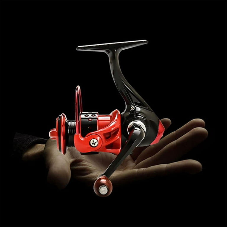 Mini Spinning Reel, Lightweight Fishing Reel, 4.8:1 Gear Ratio, Sturdy  Aluminum Frame, Ultra Smooth Powerful Spinning Fishing Reels for  River/Lake/Sea Fishing 150 