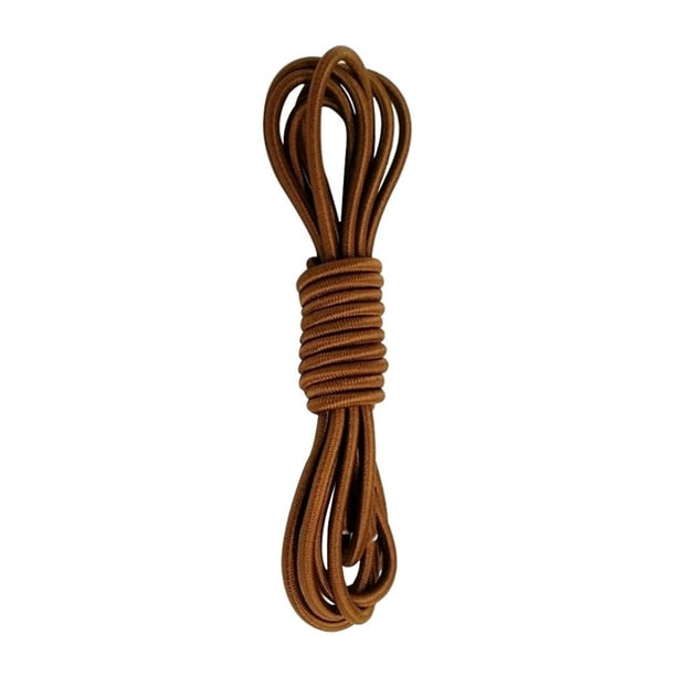 Yuarrent Cordones elásticos sin cordones para zapatos, cordones semicirculares para zapatillas de deporte para niños y adultos, cordones para Ropa Deportiva, Zapatos Marrón