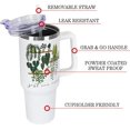 thumbnail image 3 of 40oz Plant Lover Tumbler with Handle & Straw Lid - Vacuum Insulated, Leak Proof Stainless Steel Cup | Gardening Gifts for Women, Plant Lady Accessories, 3 of 6