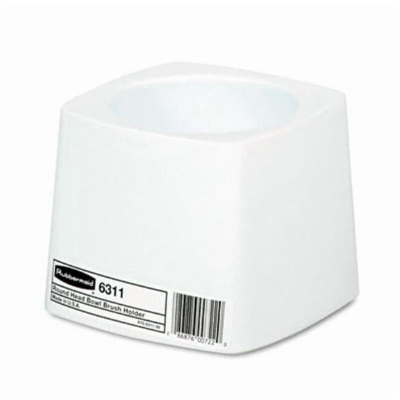 Rcp Holder for Toilet Bowl Brush White Plastic