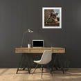 thumbnail image 3 of Ragab, Hesham 26x29 White Modern Wood Framed Museum Art Print Titled - Pottery Man, 3 of 4
