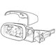 thumbnail image 3 of For Volvo S80 V40 S40 2010-2013 Car Side Mirror Cover Rearview Left, 3 of 5