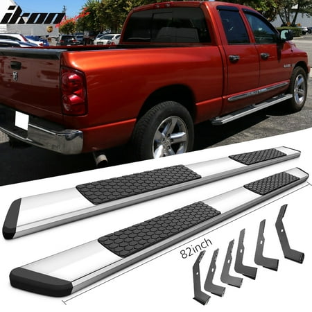 - Fits 02-08 Dodge Ram Crew Cab 82inch OE Style Side Step Bar Running Board Chrome