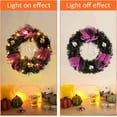 thumbnail image 5 of sruoe Halloween Decorations, Indoor Outdoor Halloween Decor, Artificial Wreaths, Halloween Decorations for Outside, Front Door Wreaths, Spooky Wreath Decoration, 5 of 5