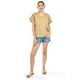 thumbnail image 5 of Blusa de lino con botones Roman Fashion /Juvenil, 0320 (Cafe) cafe CH, 5 of 5