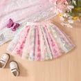 thumbnail image 2 of Wilark Girls Rainbow Tulle Skirts Size 7-8, Dance Elastic Waist Cute Party Princess Skirts for Kids Pink 8, 2 of 5