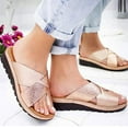 thumbnail image 4 of NOKIO Ladies Square&nbsp;Toe Shoes Women's Sandals Wedge Summer Slippers Outside Solid Color Leather Slides Fashion Sandals, 4 of 4