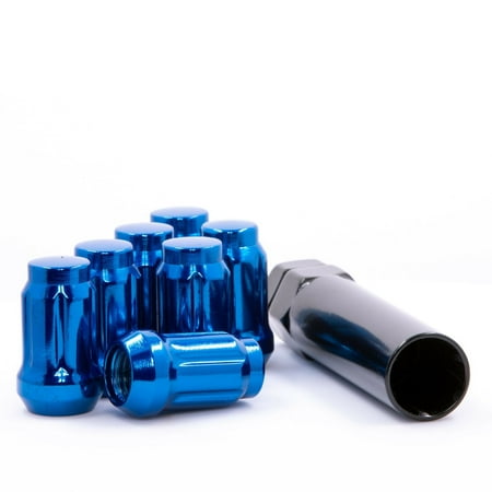 20 BLUE LUG NUTS For Oldsmobile Pontiac SPLINE DRIVE 12x1.5 WHEEL NUT