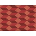 thumbnail image 1 of Ahgly Company Indoor Rectangle Patterned Love Red Area Rugs, 3' x 5', 1 of 6