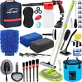 thumbnail image 1 of Kit de limpieza de coches AUTODECO, 42 unidades, con pistola pulverizadora de espuma, 1 of 9