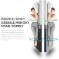 thumbnail image 6 of FlexPedic 2 Inch Cooling Gel Infused Memory Foam Mattress Topper, Twin Size, 6 of 8
