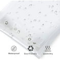 thumbnail image 4 of PEVA Waterproof Shower Curtain Liner 72x72 with Rust-Resistant Grommets, 4 of 6