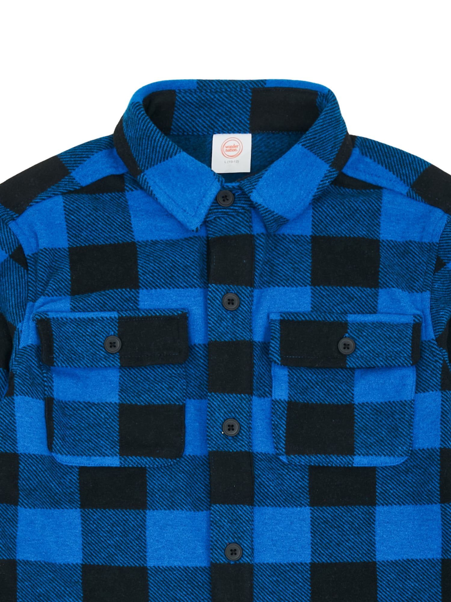 Wonder Nation Boys Knit Shacket, Sizes 4-18