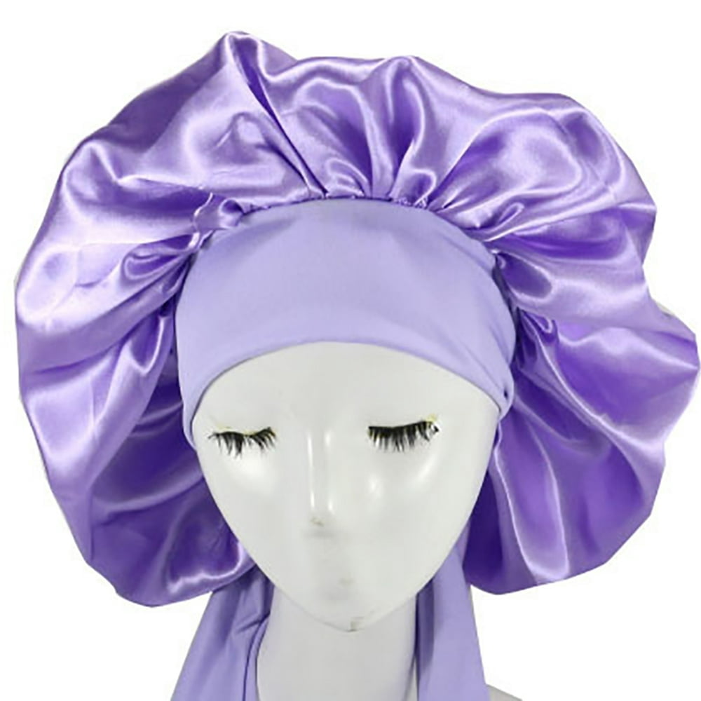 EIMELI Bonnet Queen Satin Bonnet Silk Bonnet for Sleeping Hair Bonnet Adjustable Bonnet Night Cap Bonet for  Curly Hair