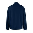 thumbnail image 5 of Resicozy Mens Quarter Zip Pullover Slim Fit Lightweight Solid Color Sweater Casual Mock Neck Sweater Dark Blue L, 5 of 6
