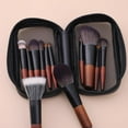 thumbnail image 3 of 12 Pcs Makeup Brushes Set, Portable Travel Natural Makeup Brushes for Loose Powder Contour Blush Concealer Eye Shadow Eye Corner Brow Brushes Makeup Tool, 3 of 6