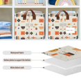 thumbnail image 4 of Yayeee Foldable Storage Basket for Shelves Set of 2 Waterproof Cloth Bins with Handles, Minimalist Geometric Pattern, 4 of 7