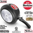 thumbnail image 3 of Hawkins Contura Black XT Hard Anodized Induction Compatible Extra Thick Base Pressure Cooker, 3 Liter, 3 of 7
